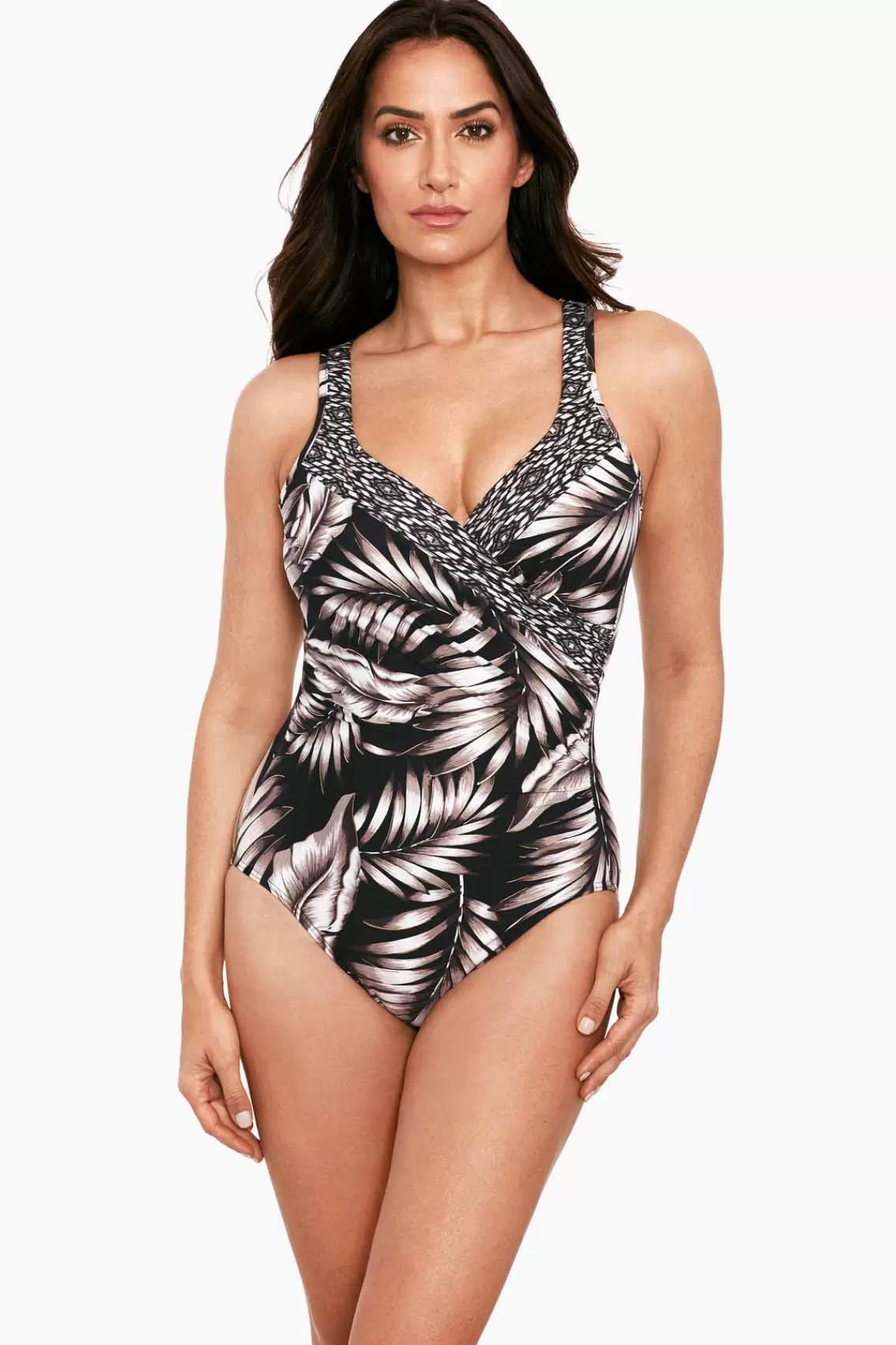 Miraclesuit Oasis Colorblock It'S A Wrap One Piece Swimsuit | Women One Piece