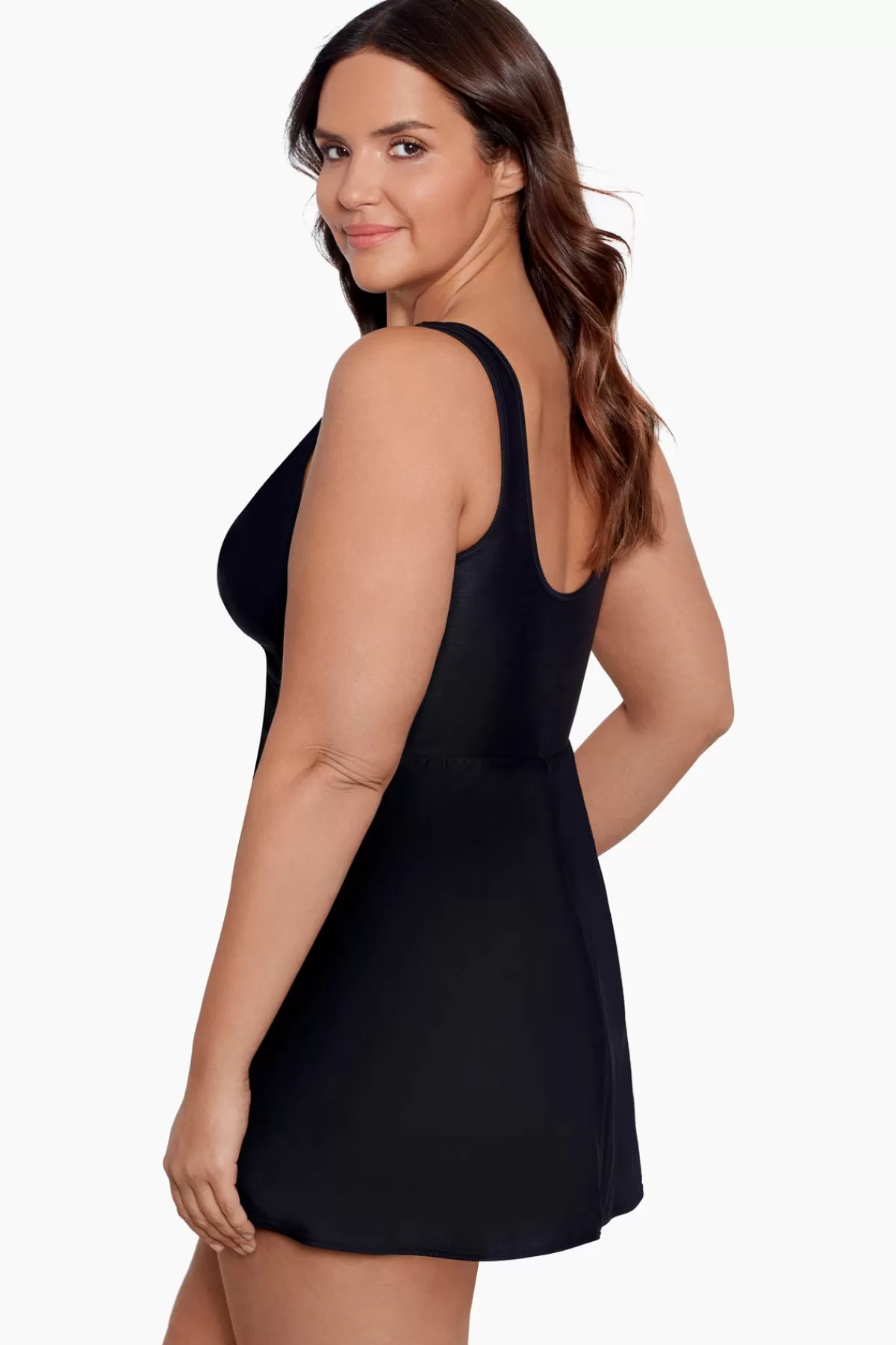 Miraclesuit Plus Size Must Haves Marais One Piece Swim Dress | Women Swim Dress