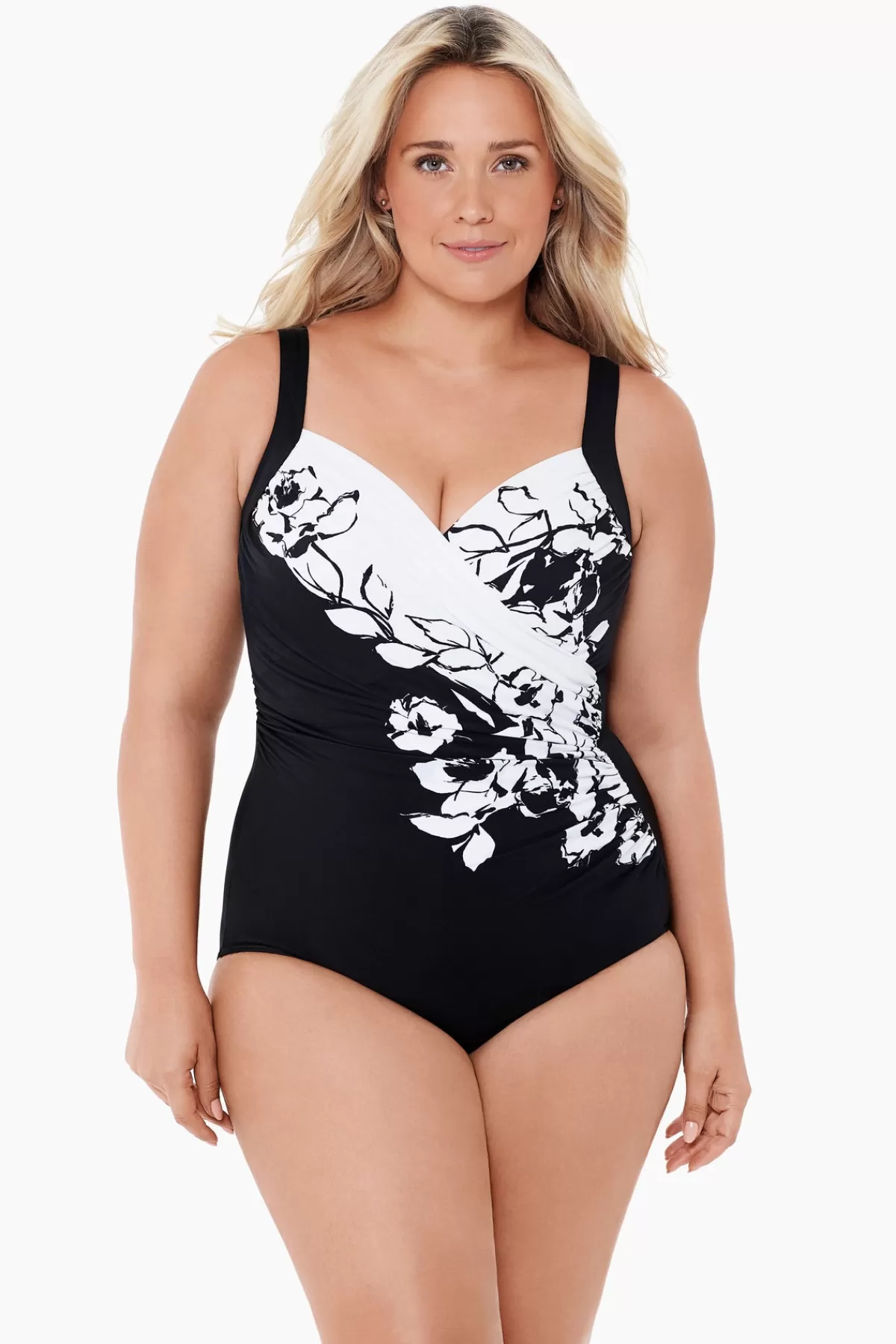 Miraclesuit Plus Size Sub Rosa Sanibel One Piece Swimsuit | Women One Piece