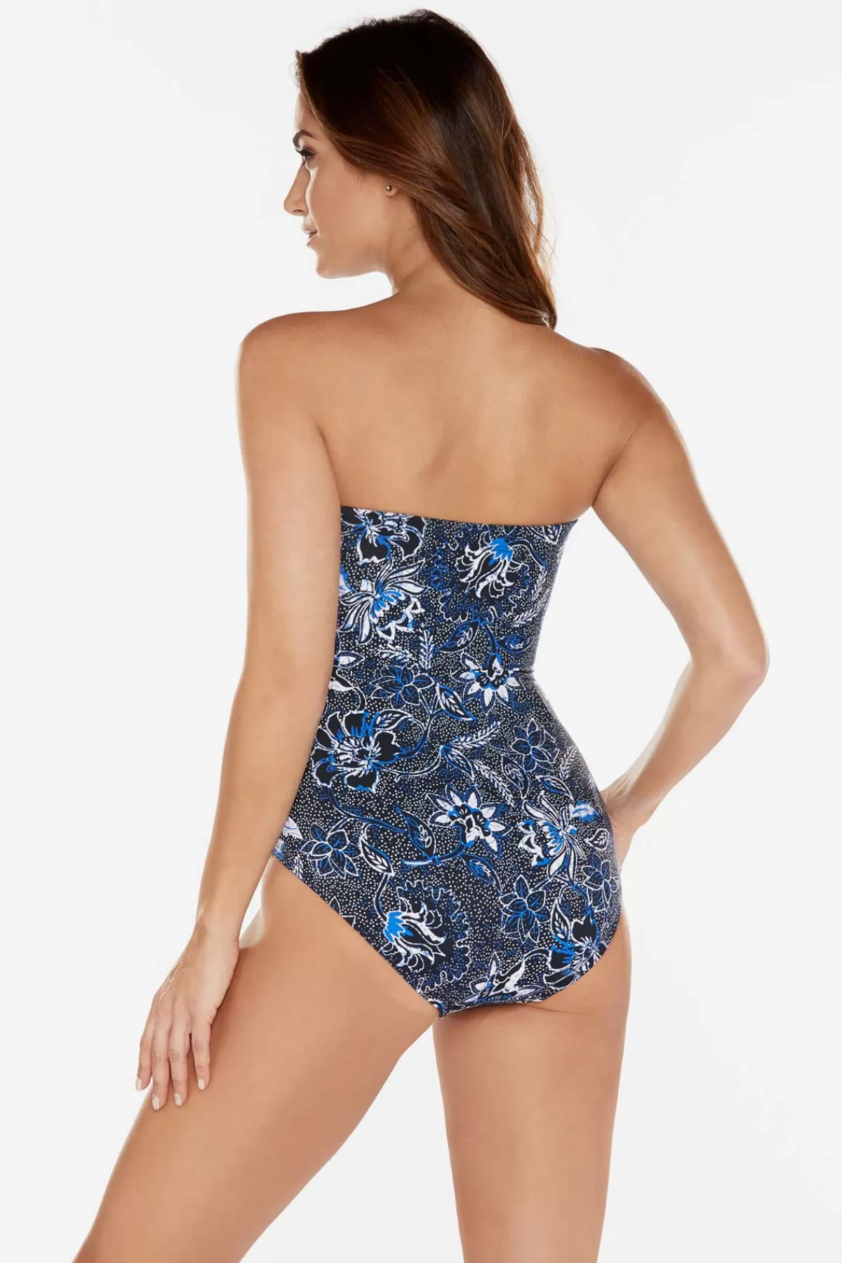 Miraclesuit Provenace D'Ur Avanti Bandeau Long Torso One Piece Swimsuit | Women One Piece